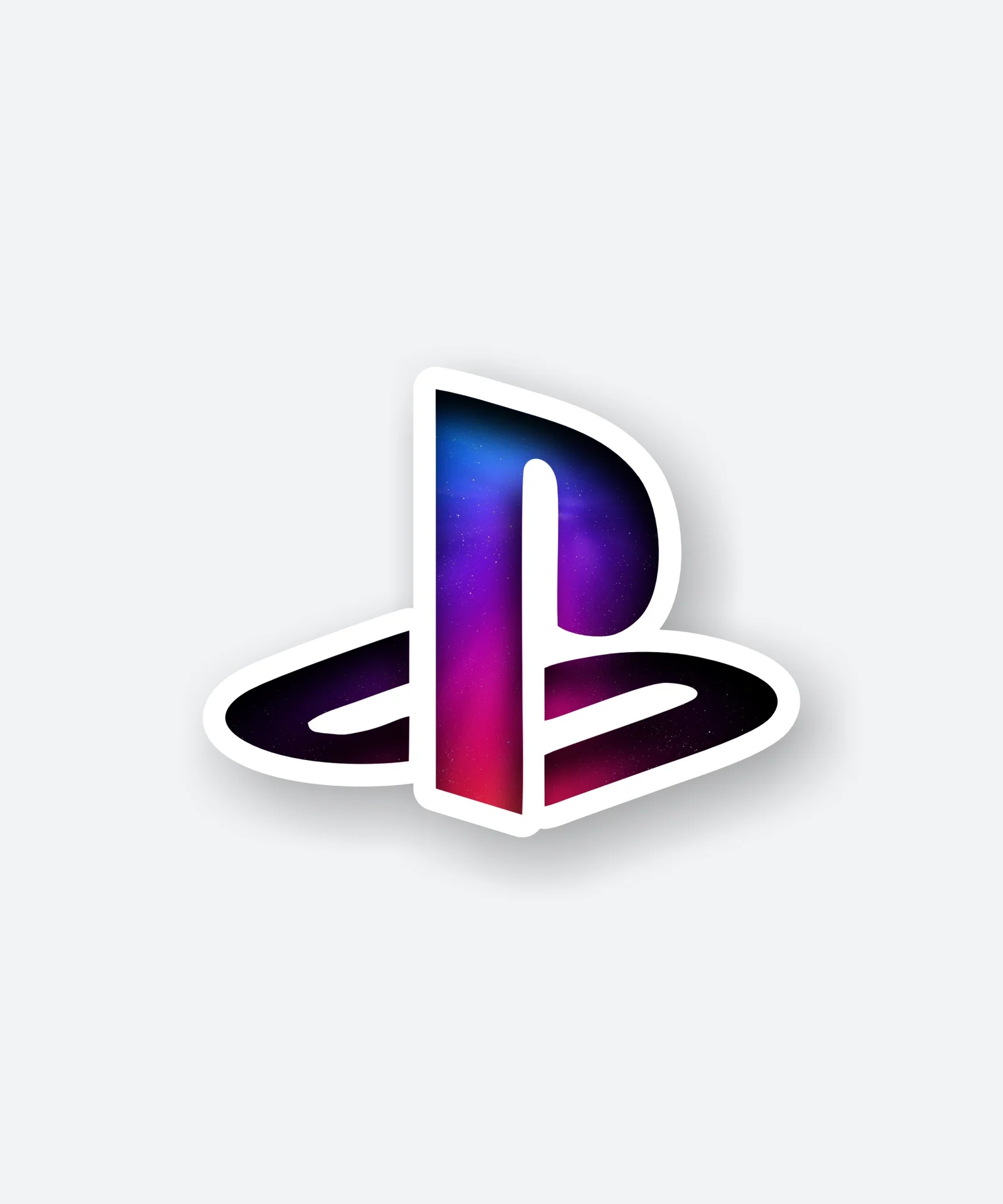 Play Station Logo Sticker