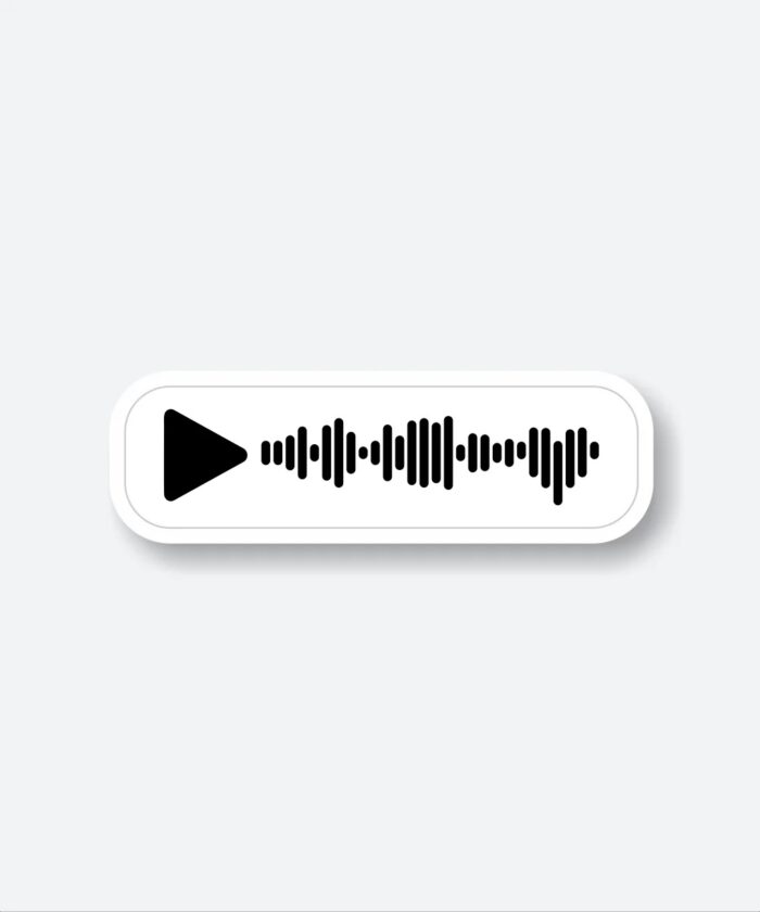 Play Your Voice Note Sticker