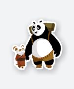 Po And Master Shifu Sticker