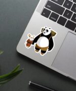 Po And Master Shifu Sticker