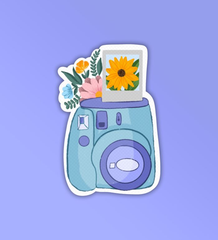 Polaroid Laptop Mobile Stickers