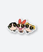 PowePuff Girls Glittery Eyes Sticker