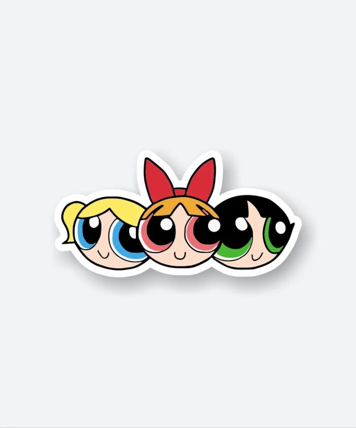 PowerPuff Girls Face Sticker