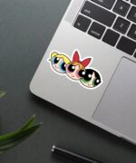 PowerPuff Girls Face Sticker