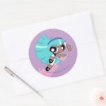 Powerpuff Girls Bliss Classic Round Sticker