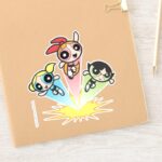 Powerpuff Girls Launch Into The Air Sticker