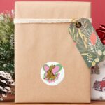 Pretty Butterfly Scooby Doo Classic Round Sticker