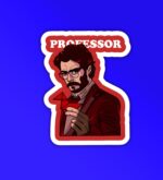 Professor Money Heist Laptop   Mobile Sticker