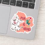 Pua Heihei Floral Name Graphic Sticker