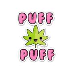 Puff Puff Weed Weed Sticker