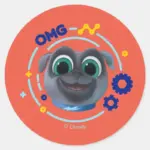 Puppy Dog Pals Bingo OMG Classic Round Sticker