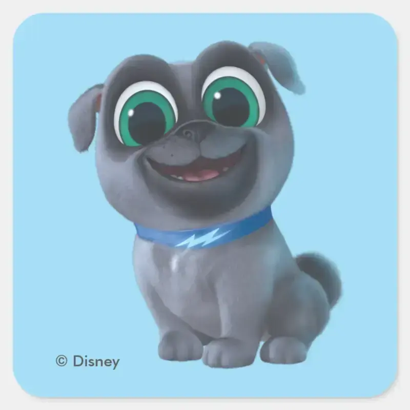 Puppy Dog Pals Bingo Square Sticker