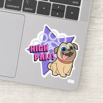 Puppy Dog Pals Rolly High Paw Sticker