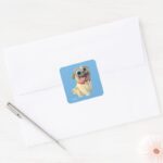 Puppy Dog Pals Rolly Square Sticker