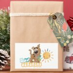 Puppy Scooby Doo Hello Sunshine Rectangular Sticker