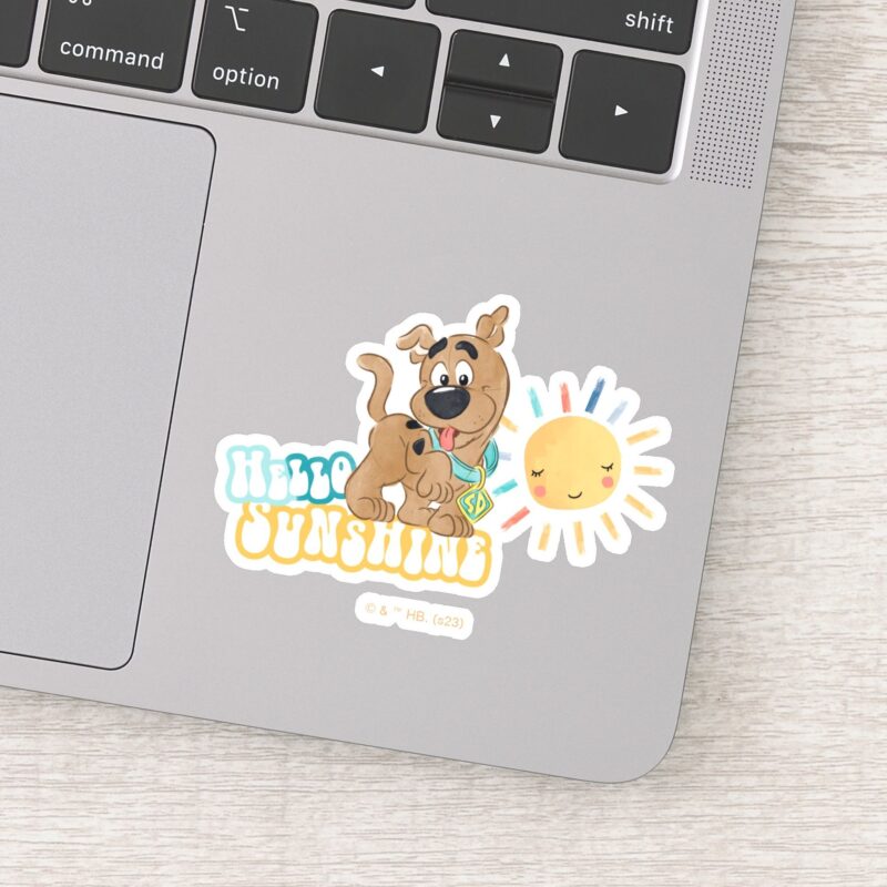 Puppy Scooby Doo Hello Sunshine Sticker