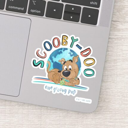 Puppy Scooby Doo One Groovy Pup Sticker