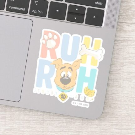 Puppy Scooby Doo Ruh Roh Sticker