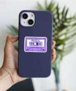 Purple Kaset Sticker