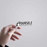 Push Yourself Motivational Stickers