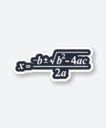 Quadratic Formula Sticker
