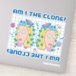 RICK AND MORTY™ Am I The Clone Sticker