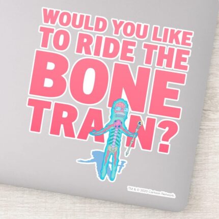 RICK AND MORTY™ Anatomy Park Bone Train Sticker