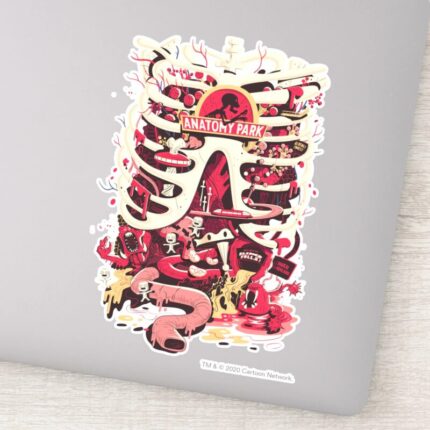 RICK AND MORTY™ Anatomy Park Rib Cage Sticker