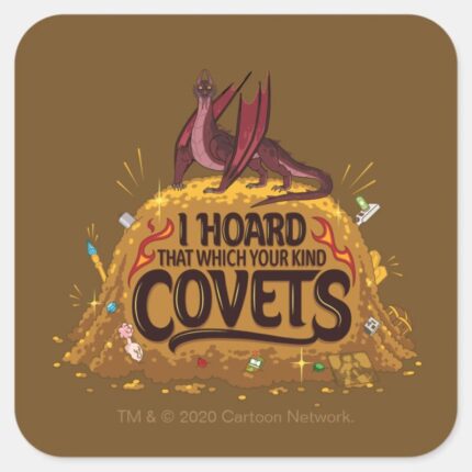 RICK AND MORTY™ Balthromaws Hoard Square Sticker