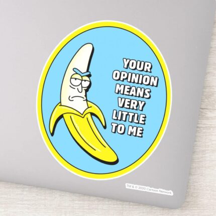 RICK AND MORTY™ Banana Rick Badge Sticker