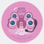 RICK AND MORTY™ DO NOT DEVELOP MY APP CLASSIC ROUND STICKER