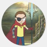 RICK AND MORTY™ Evil Morty Classic Round Sticker