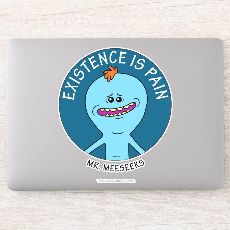 RICK AND MORTY™ Existence Is Pain Sticker RICK AND MORTY™ Existence Is Pain Sticker