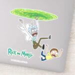 RICK AND MORTY™ Falling Out Of Portal Sticker