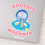 RICK AND MORTY™ Goodbye Moonmen Sticker