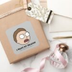 RICK AND MORTY™ I Want My Dragon Square Sticker