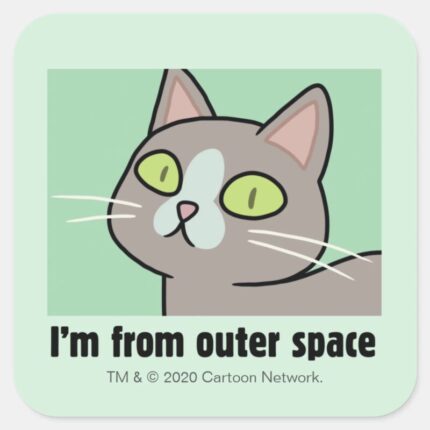 RICK AND MORTY™ Im From Outer Space Square Sticker