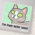RICK AND MORTY™ Im From Outer Space Sticker