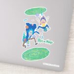 RICK AND MORTY™ Infected Portal Jump Sticker