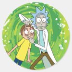 RICK AND MORTY™ Look At That Classic Round Sticker