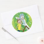 RICK AND MORTY™ Look At That Classic Round Sticker