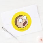 RICK AND MORTY™ Mortys Moods Classic Round Sticker
