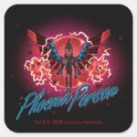 RICK AND MORTY™ Phoenix Person Square Sticker
