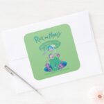 RICK AND MORTY™ Portal Rescue Square Sticker