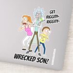 RICK AND MORTY™ Rick Morty And Summer Sticker