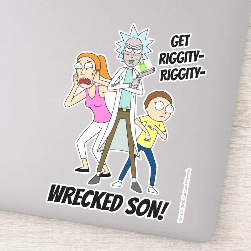 RICK AND MORTY™ Rick Morty And Summer Sticker