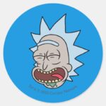 RICK AND MORTY™ Ricks Moods Classic Round Sticker
