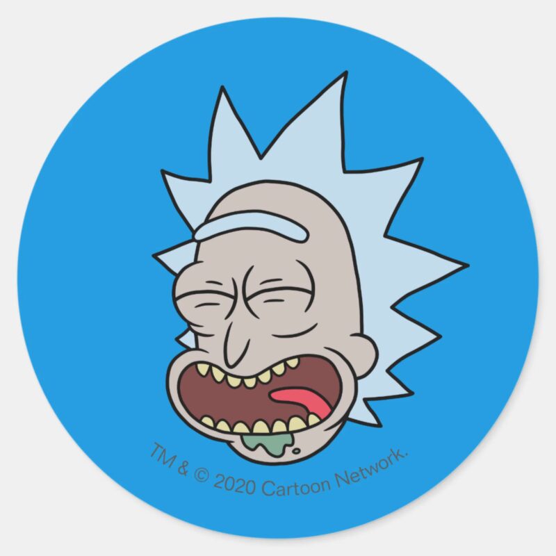 RICK AND MORTY™ Ricks Moods Classic Round Sticker