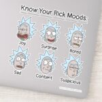RICK AND MORTY™ Ricks Moods Sticker