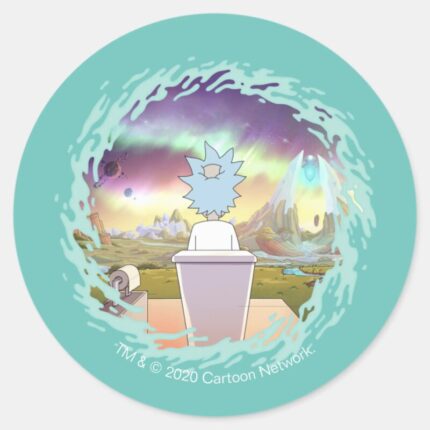 RICK AND MORTY™ Ricks Private Place Classic Round Sticker